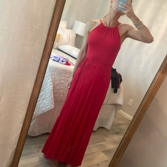 chinese dress ladies Dress Casual Maxi By Gap In Red, Size:S
